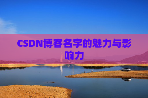 CSDN博客名字的魅力与影响力